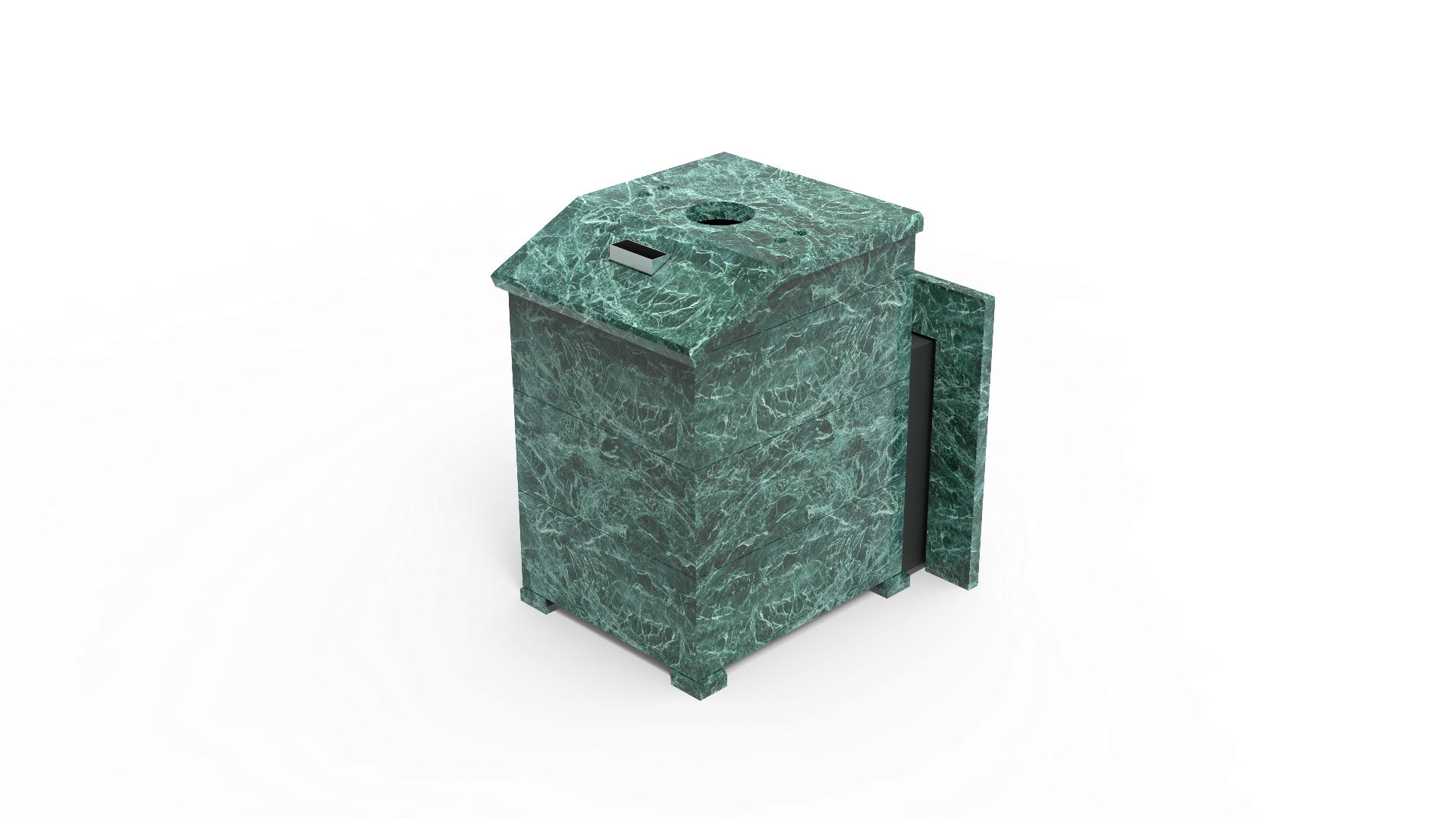 Печь из натурального камня Genesis GN 500 облицовка закрытая со скосом талькохлорит-шлифовка фото в Нижнем Новгороде