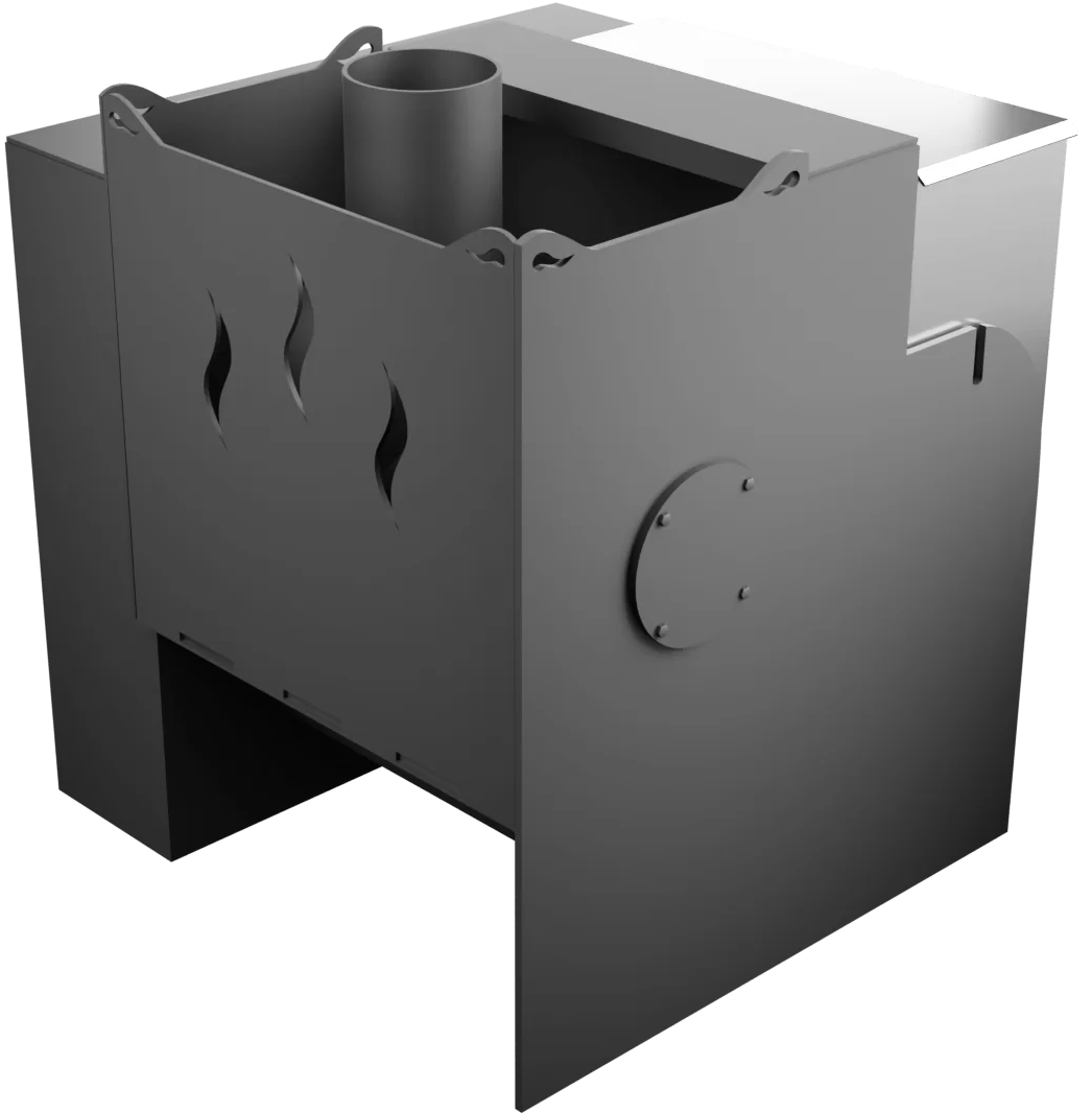 Печь Горыныч Мини, каменка с правой стороны, естественная система воздушного отопления фото в Нижнем Новгороде