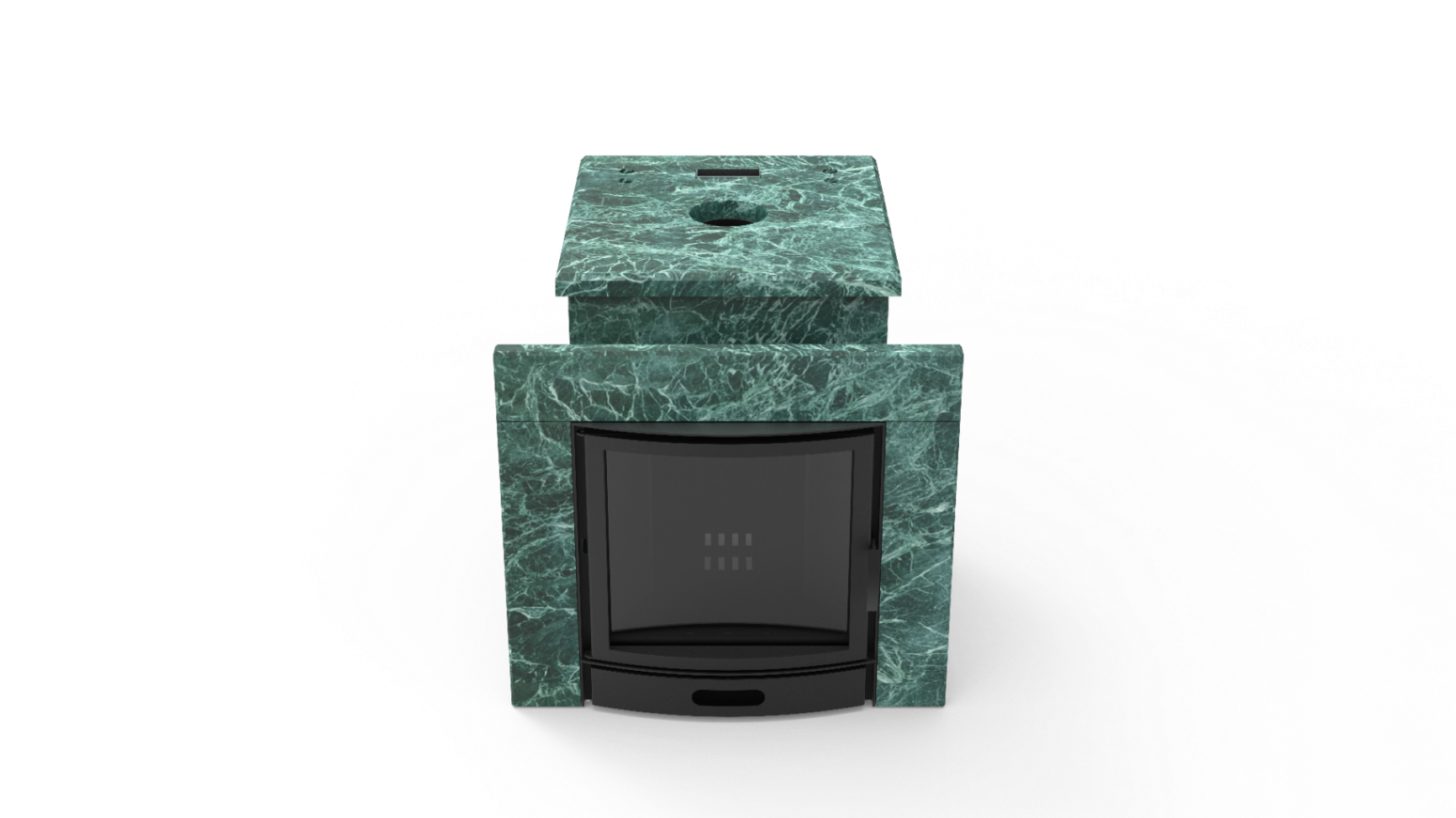 Печь из натурального камня Genesis GN 500 облицовка закрытая плоская пироксенит-элит фото в Нижнем Новгороде