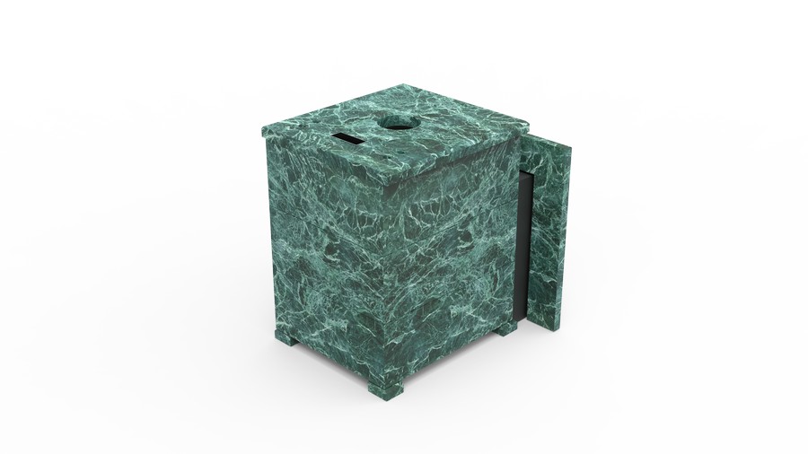 Печь в облицовке из натурального камня Genesis GN 500 облицовка закрытая плоская пироксенит-элит фото в Нижнем Новгороде