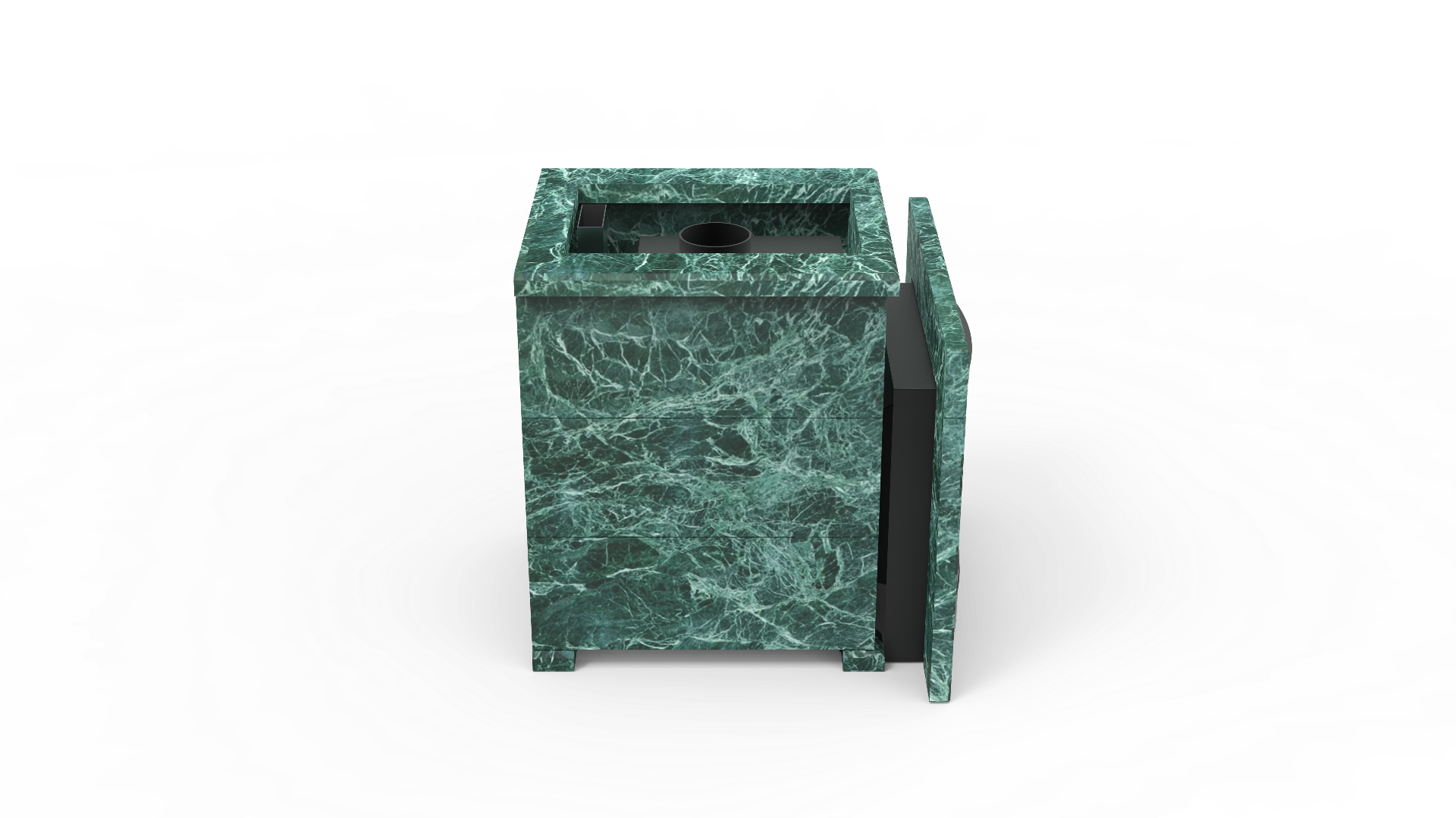 Печь из натурального камня Genesis GN 500 облицовка открытая пироксенит-элит фото в Нижнем Новгороде