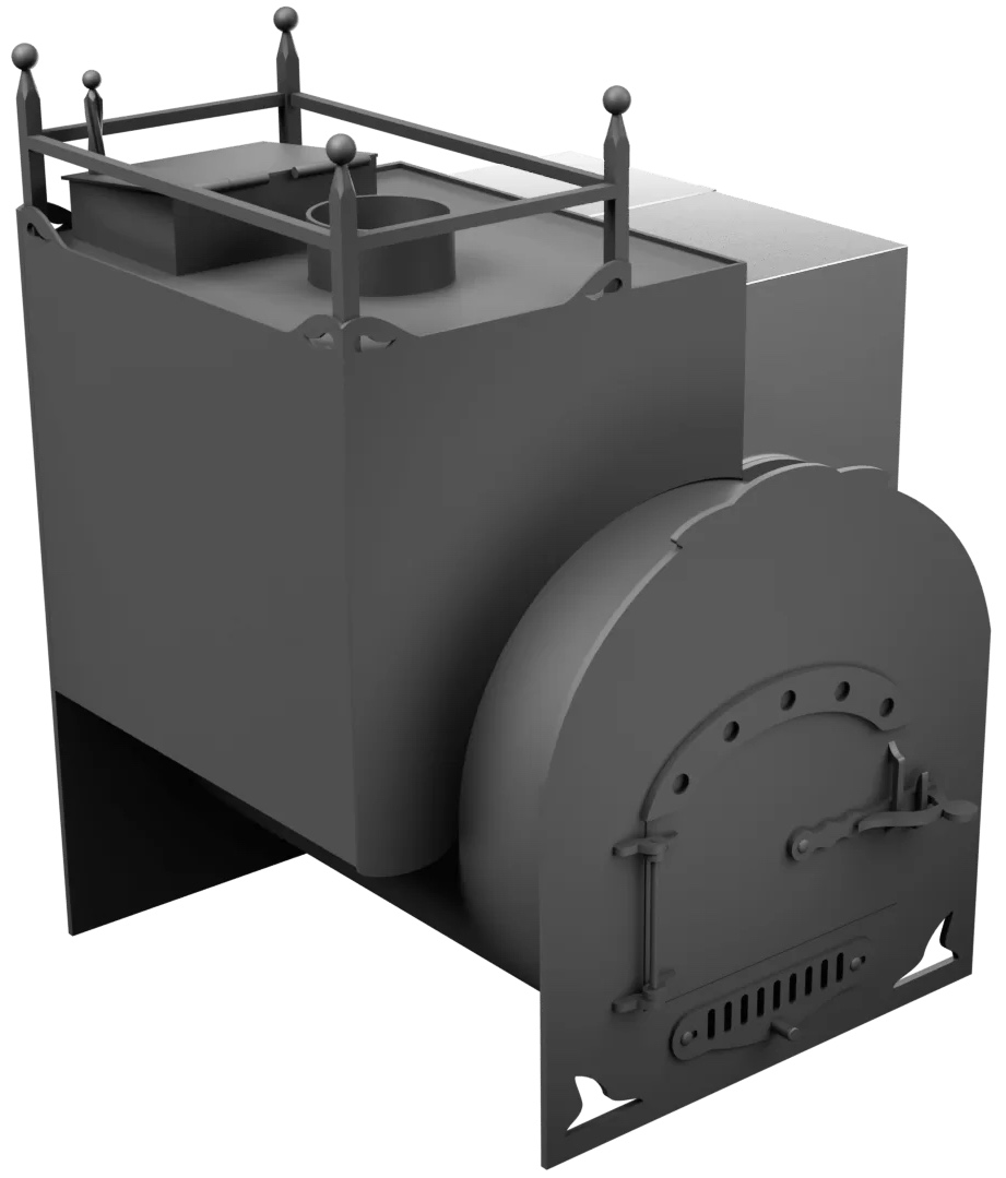 Печь Горыныч Мини, каменка закрытая с левой стороны фото в Нижнем Новгороде