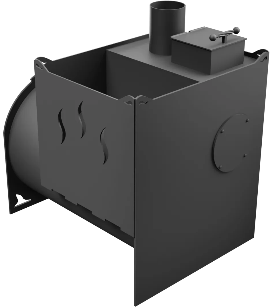 Печь Горыныч Мини, двойная каменка, малая дверь со стеклом фото в Нижнем Новгороде