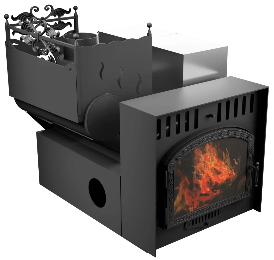 Горыныч 3 СВОП, каменка с левой стороны, большая дверь со стеклом фото в Нижнем Новгороде