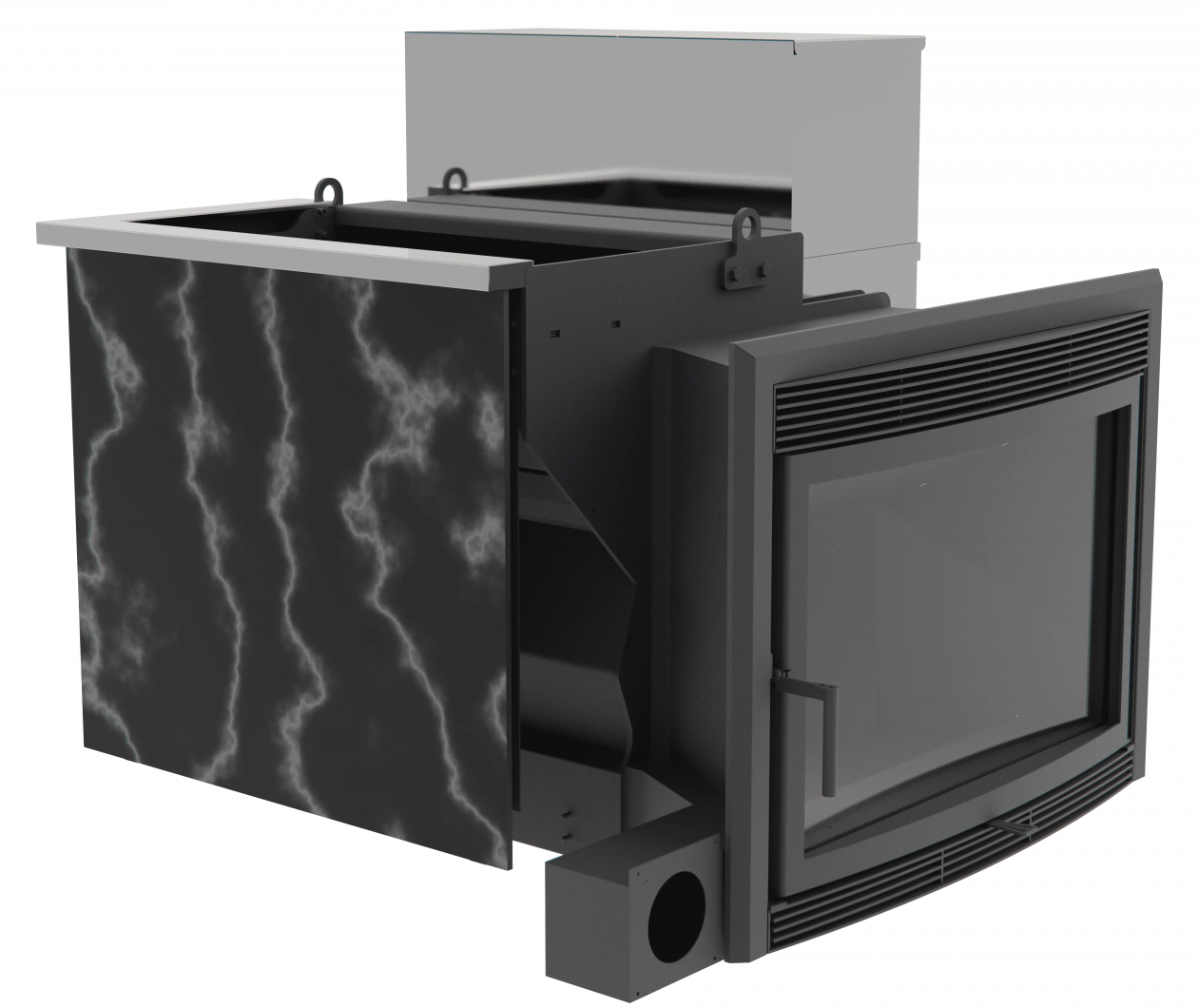 Банный камин 800, AISI 430 фото в Нижнем Новгороде