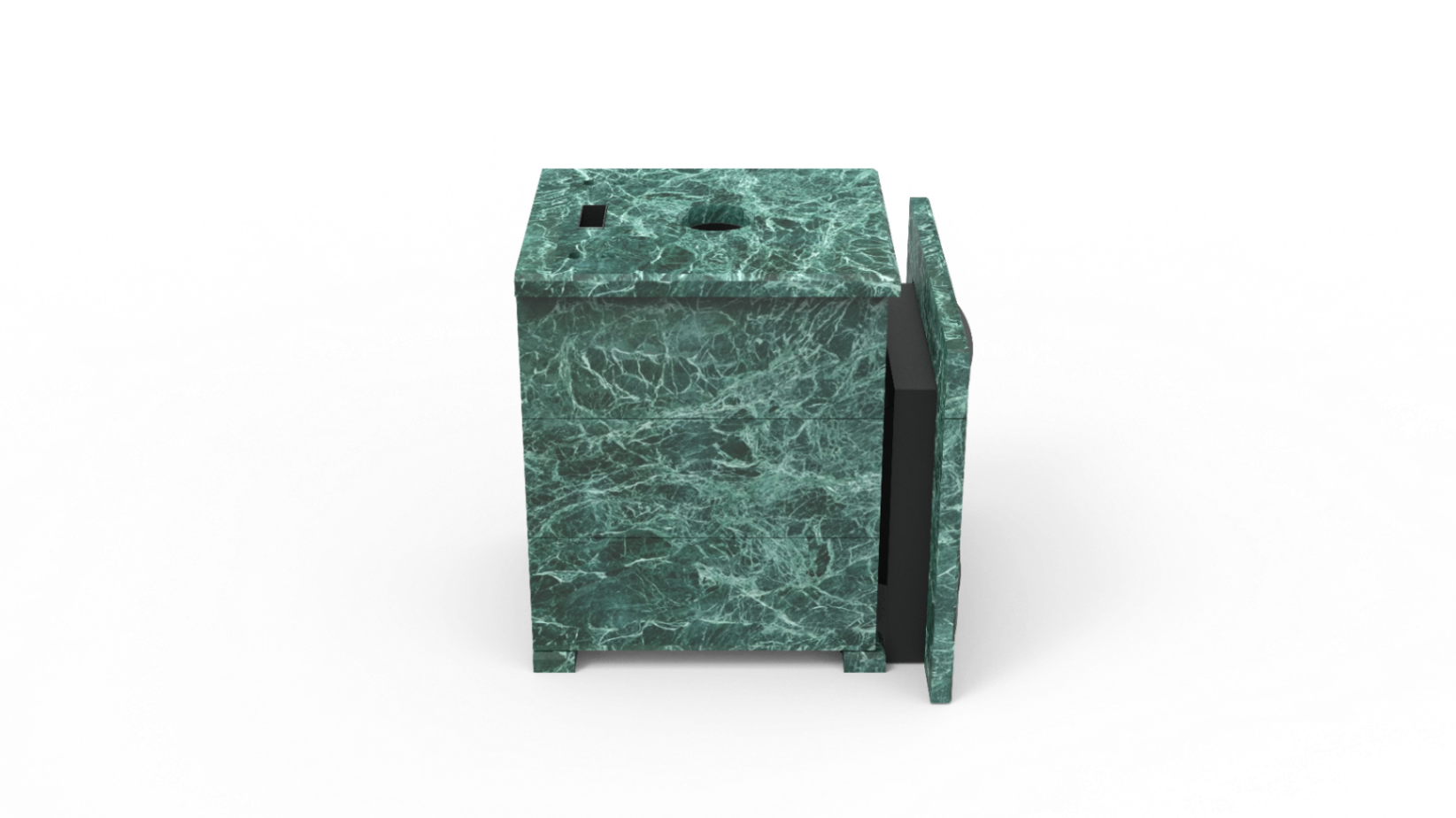 Печь из натурального камня Genesis GN 500 облицовка закрытая плоская пироксенит-элит фото в Нижнем Новгороде