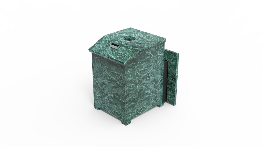 Печь в облицовке из натурального камня Genesis GN 500 облицовка закрытая со скосом талькохлорит-шлифовка фото в Нижнем Новгороде