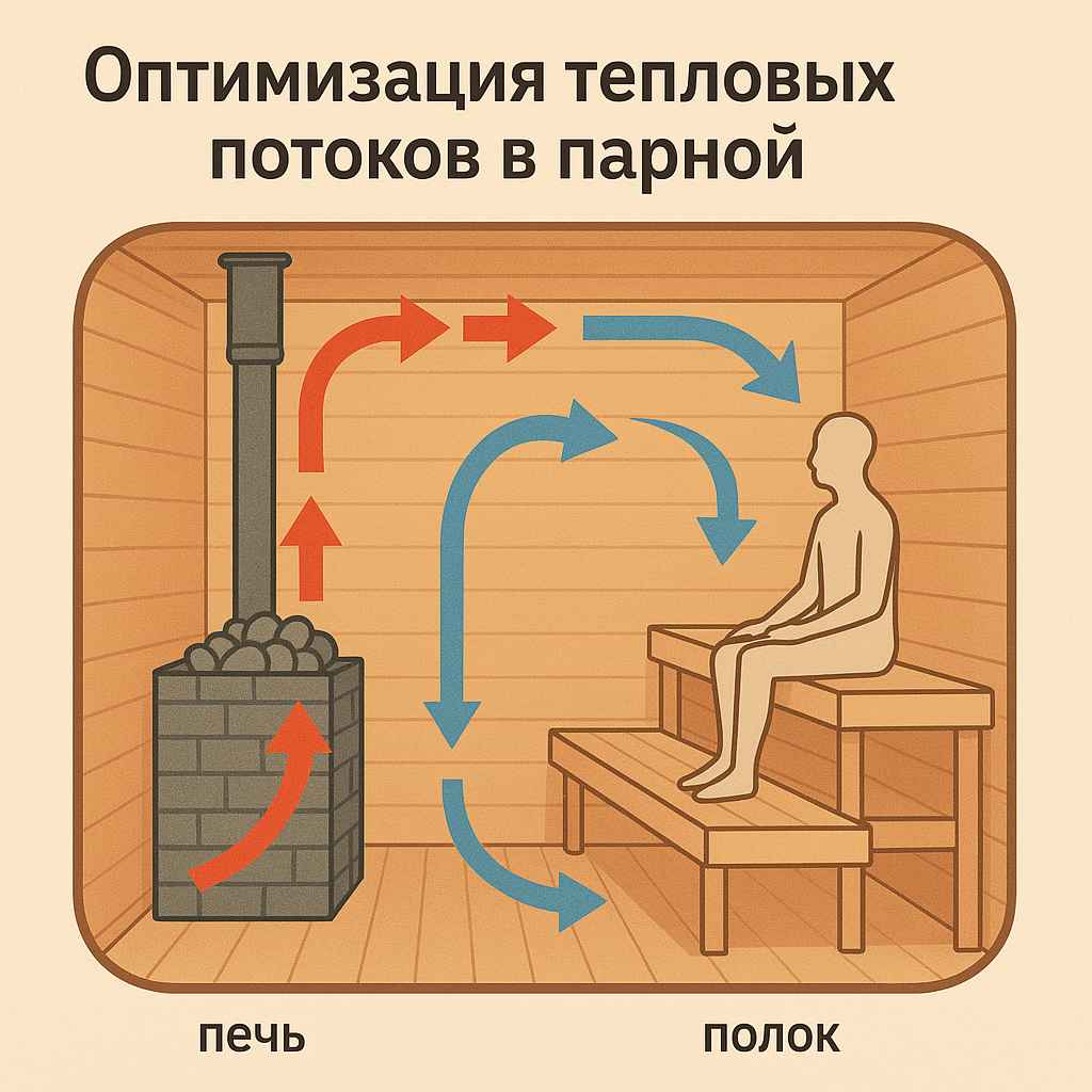 Оптимизация тепловых потоков в парной