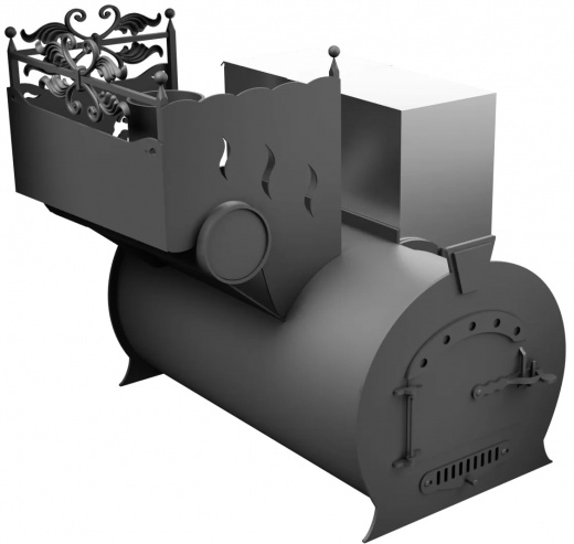 Печь Горыныч 3, каменка с левой стороны фото в Нижнем Новгороде