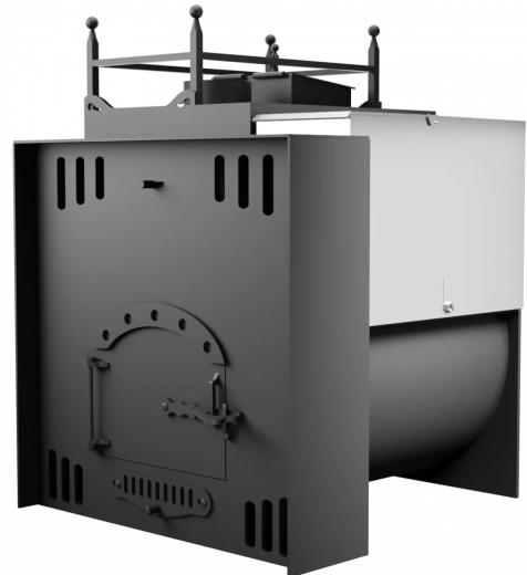 Печь Горыныч Мини, каменка закрытая с левой стороны, естественная система воздушного отопления фото в Нижнем Новгороде