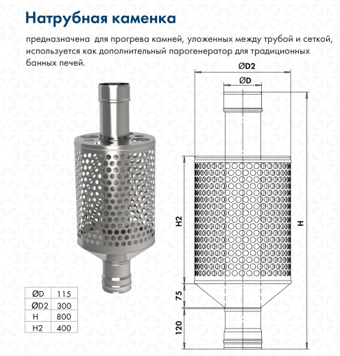 Натрубная каменка для банной печи фото в Нижнем Новгороде