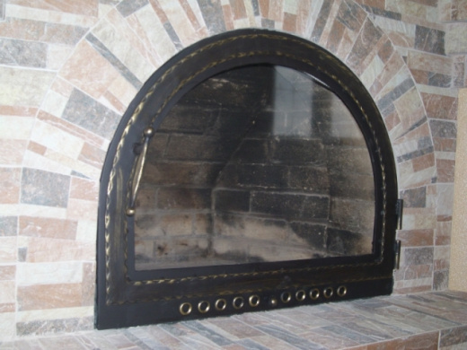 Каминная дверь с обдувом фото в Нижнем Новгороде