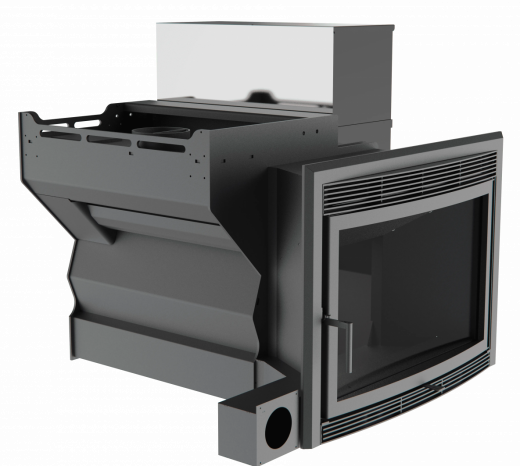 Банный камин 500, сталь+СВО фото в Нижнем Новгороде