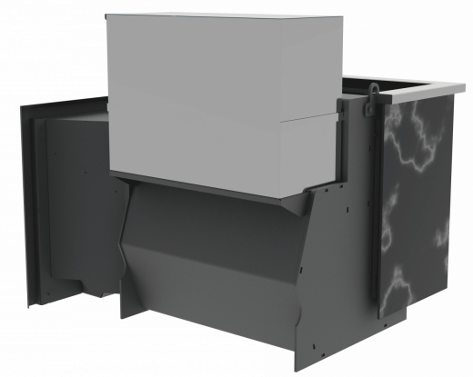 Банный камин 800, AISI 430 фото в Нижнем Новгороде