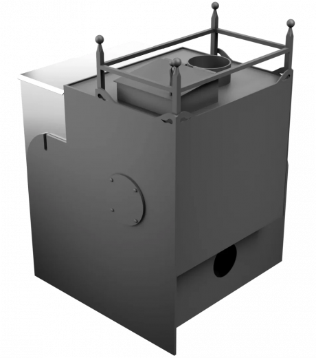Печь Горыныч Мини, каменка закрытая с левой стороны, система воздушного отопления фото в Нижнем Новгороде