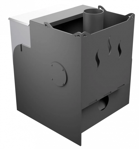 Печь Горыныч Мини, каменка с левой стороны, система воздушного отопления фото в Нижнем Новгороде