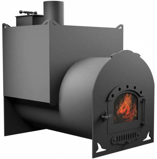 Печь Горыныч Мини, двойная каменка, малая дверь со стеклом фото в Нижнем Новгороде