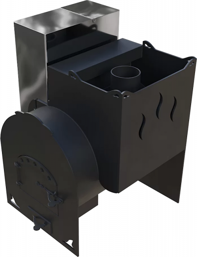 Печь Горыныч Мини, каменка с правой стороны фото в Нижнем Новгороде