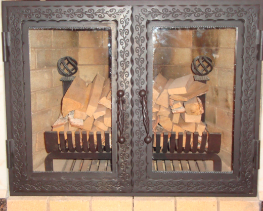 Каминная дверь с покрытием под бронзу фото в Нижнем Новгороде